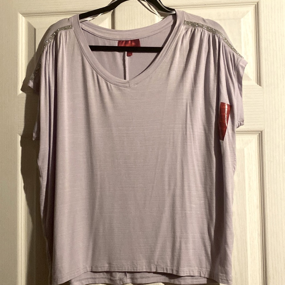 Luxe short sleeve blouse/top NWT JENNIFER LOPEZ MAKE OFFER